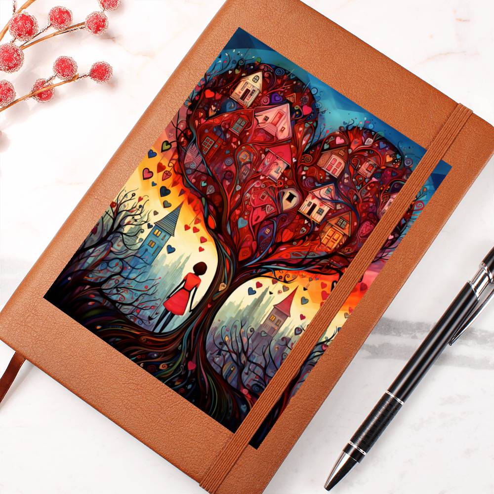 Valentine's Day Art 436 - Vegan Leather Journal