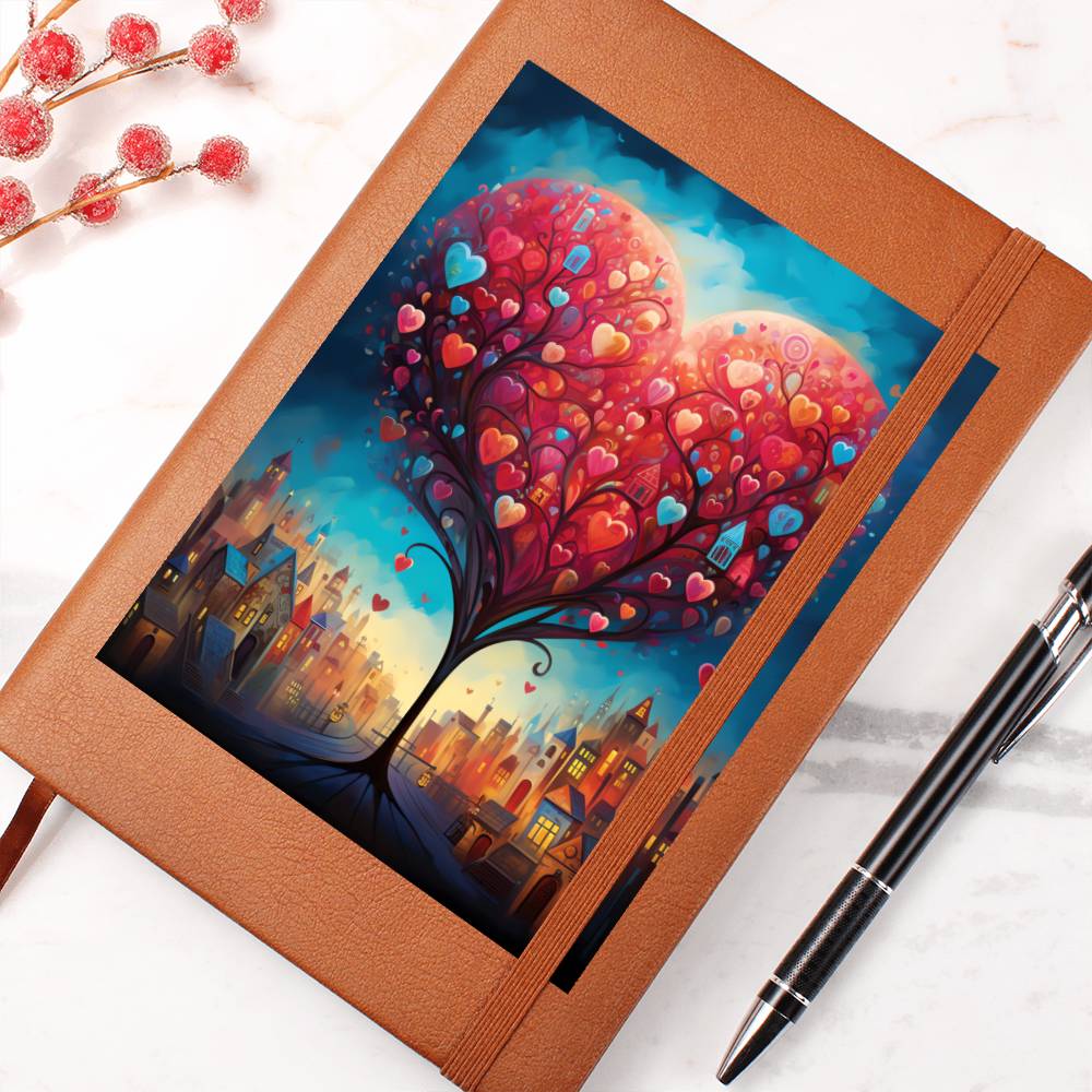 Valentine's Day Art 125 - Vegan Leather Journal