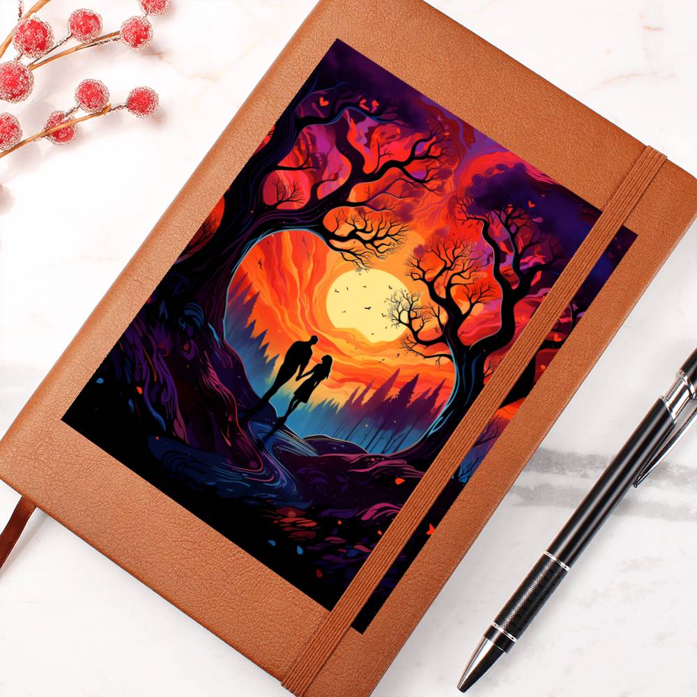 Valentine's Day Art 232 - Vegan Leather Journal