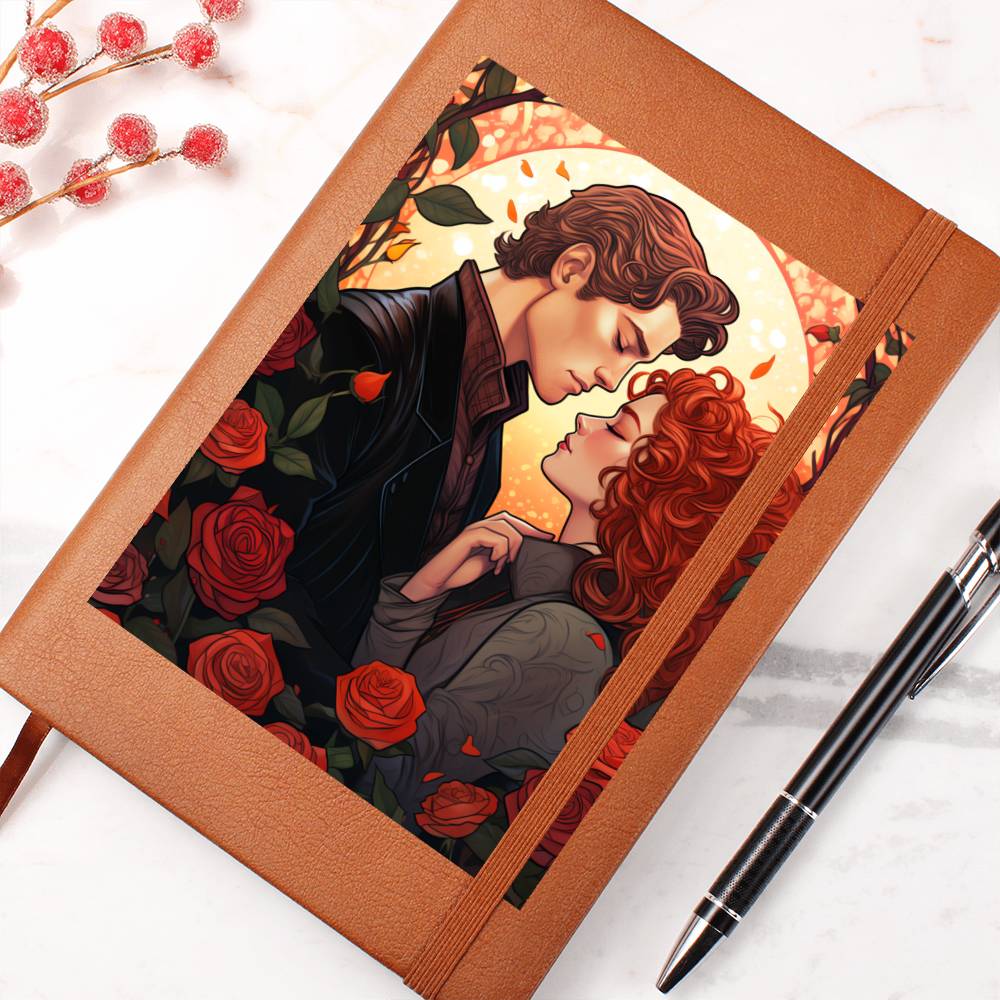 Valentine's Day Art 358 - Vegan Leather Journal