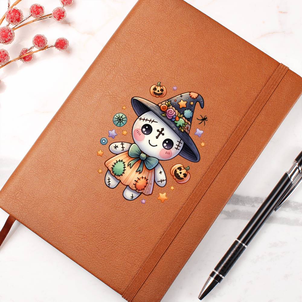 Cute Halloween Sticker 054 - Vegan Leather Journal