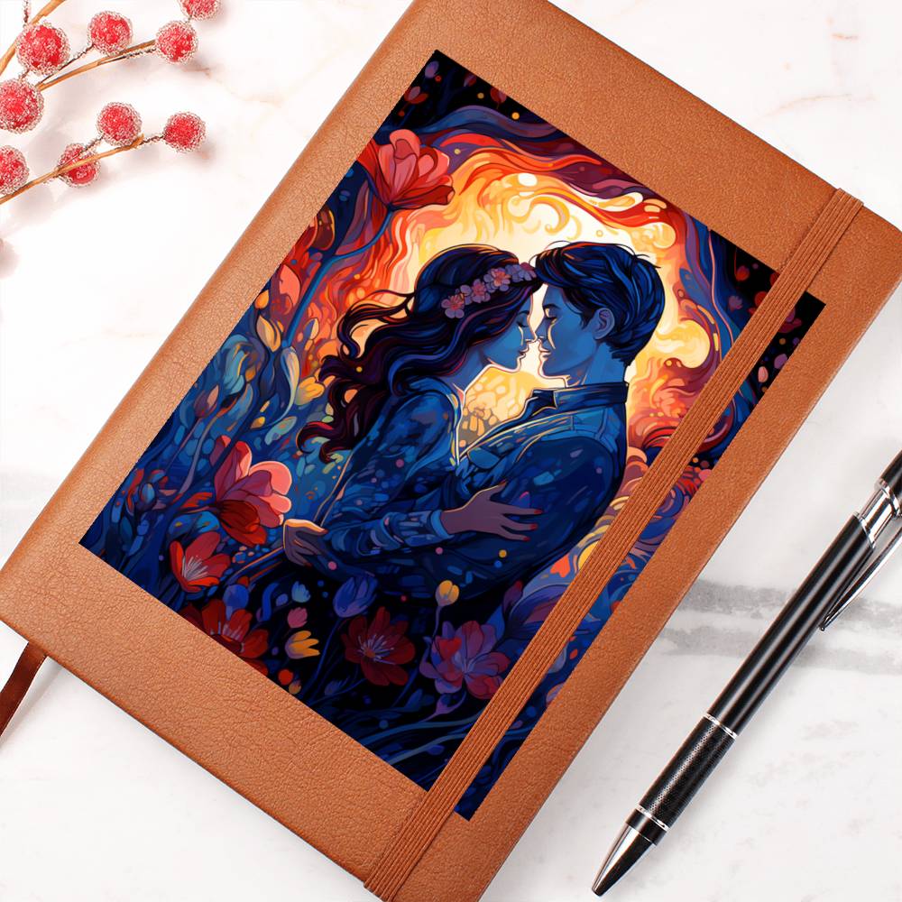 Valentine's Day Art 082 - Vegan Leather Journal
