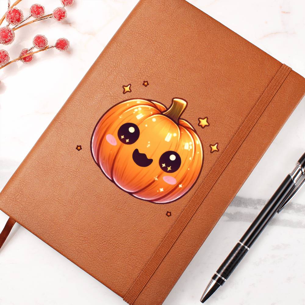 Cute Halloween Sticker 034 - Vegan Leather Journal