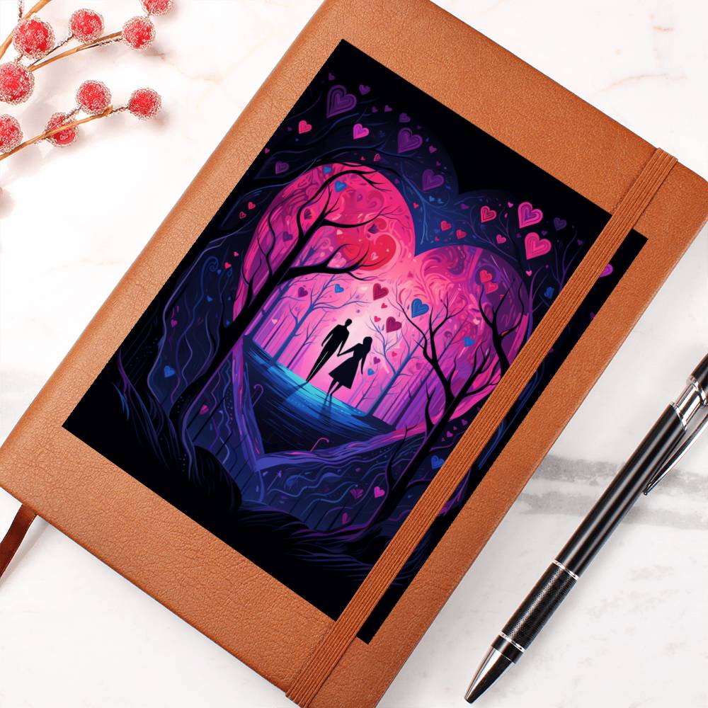 Valentine's Day Art 274 - Vegan Leather Journal