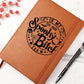 Vintage Halloween Signs 23 - Vegan Leather Journal