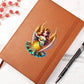 Cute Christmas Angel 014 - Vegan Leather Journal