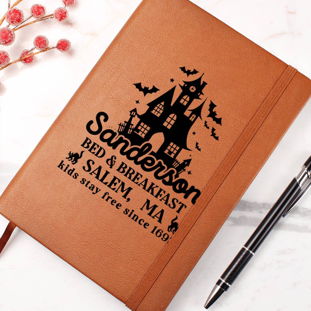 Vintage Halloween Signs 27 - Vegan Leather Journal