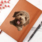 Lagotto Romagnolo Peeking - Vegan Leather Journal