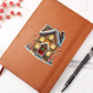 Christmas Gingerbread House 012 - Vegan Leather Journal