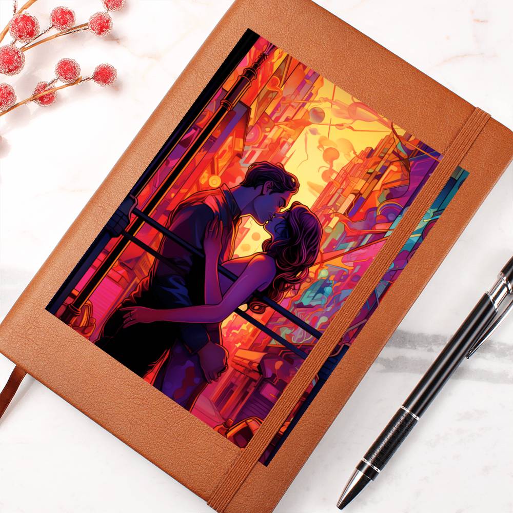 Valentine's Day Art 324 - Vegan Leather Journal