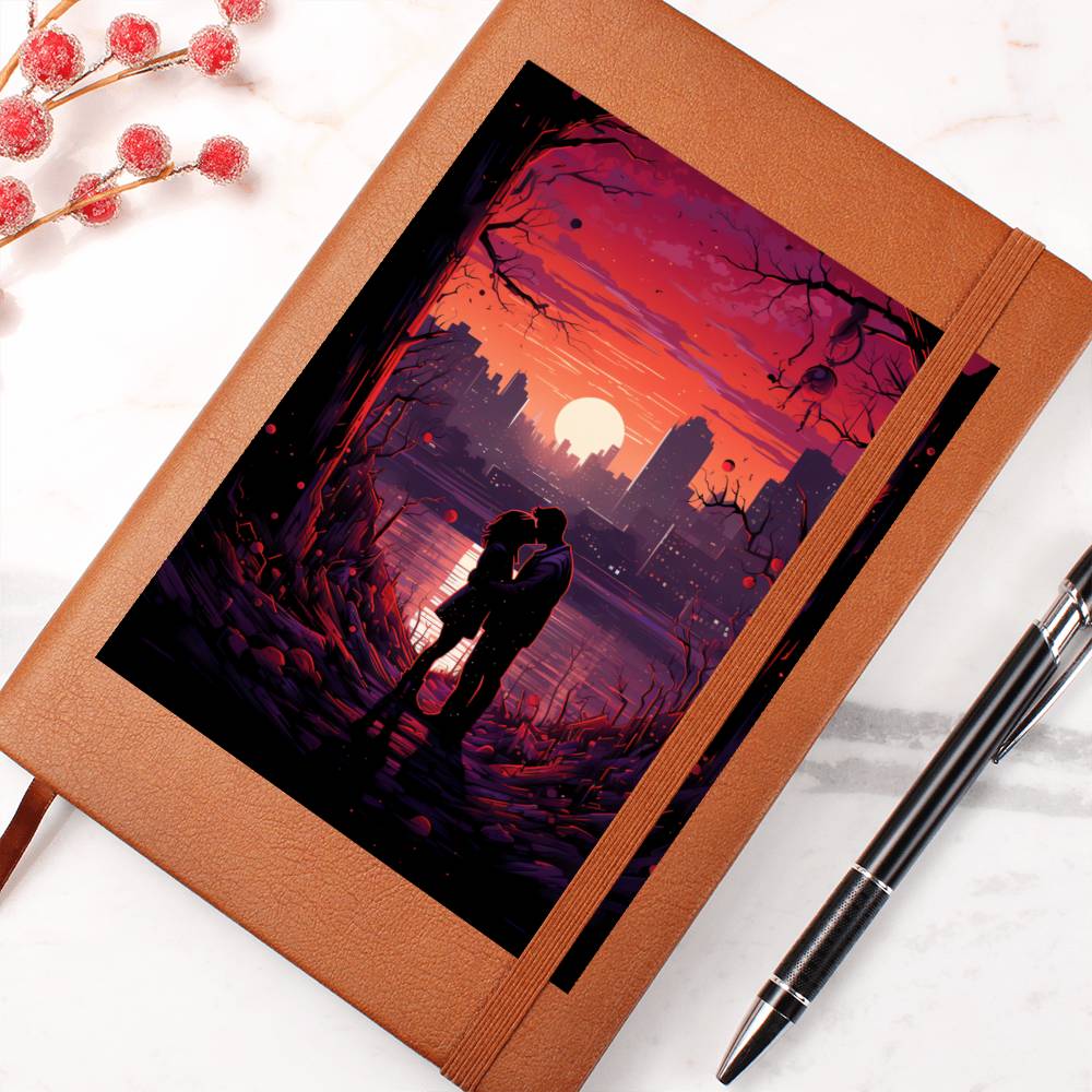 Valentine's Day Art 470 - Vegan Leather Journal