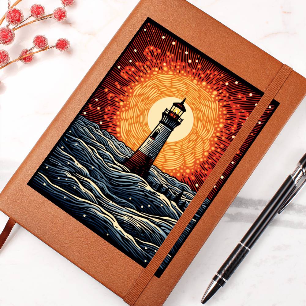 Minimalist BOHO Art 071 - Vegan Leather Journal