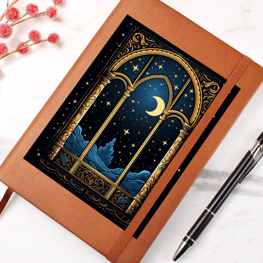 Minimalist BOHO Art 134 - Vegan Leather Journal