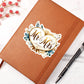 Luxury Wedding Decor Sticker 083 - Vegan Leather Journal
