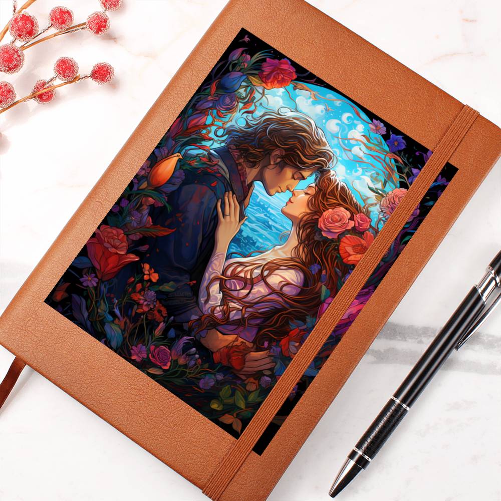 Valentine's Day Art 091 - Vegan Leather Journal