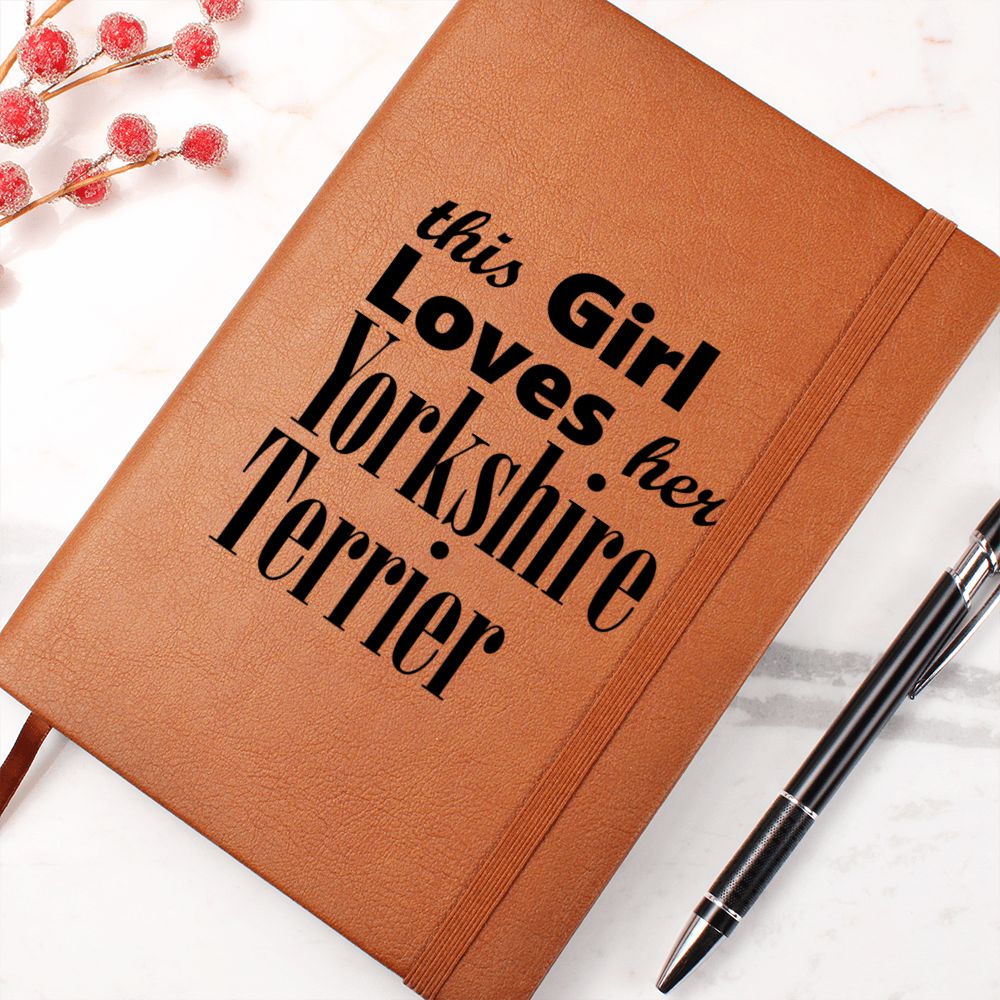 Yorkshire Terrier - Vegan Leather Journal