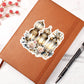Luxury Wedding Decor Sticker 019 - Vegan Leather Journal