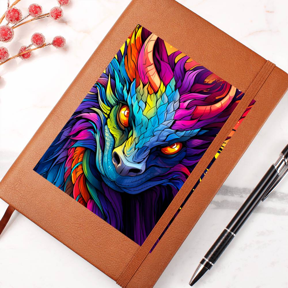Majestic Dragon 015 - Vegan Leather Journal