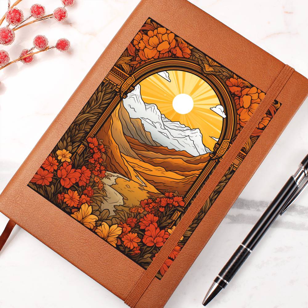 Minimalist BOHO Art 107 - Vegan Leather Journal