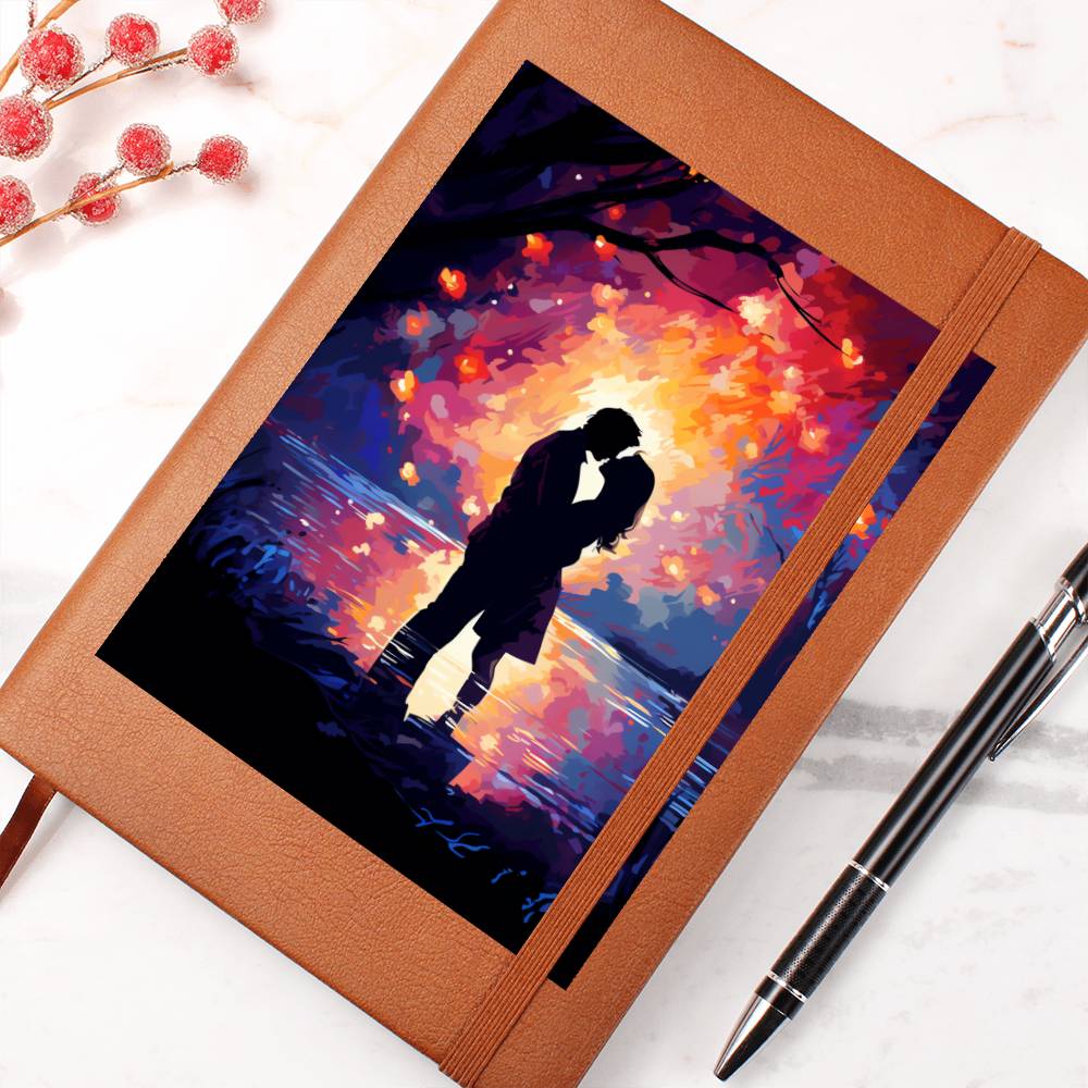 Valentine's Day Art 169 - Vegan Leather Journal