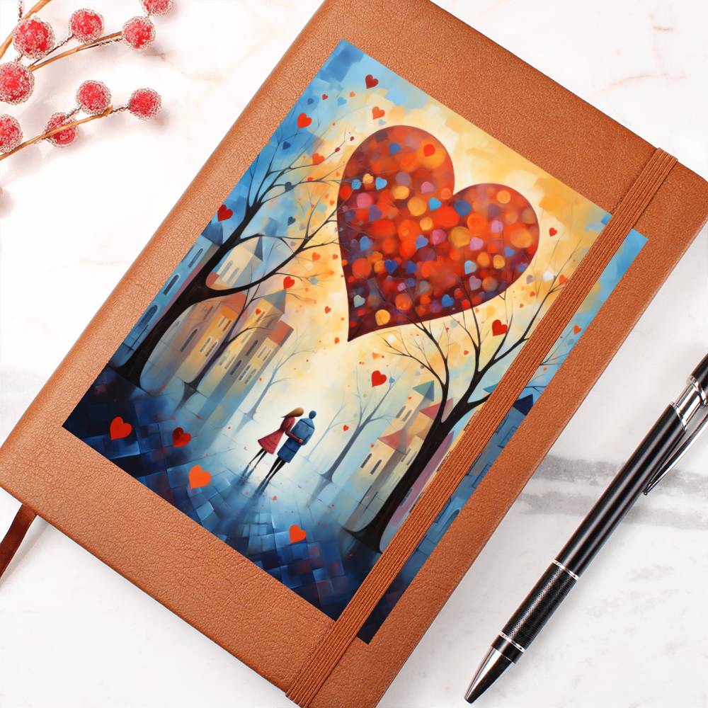 Valentine's Day Art 129 - Vegan Leather Journal