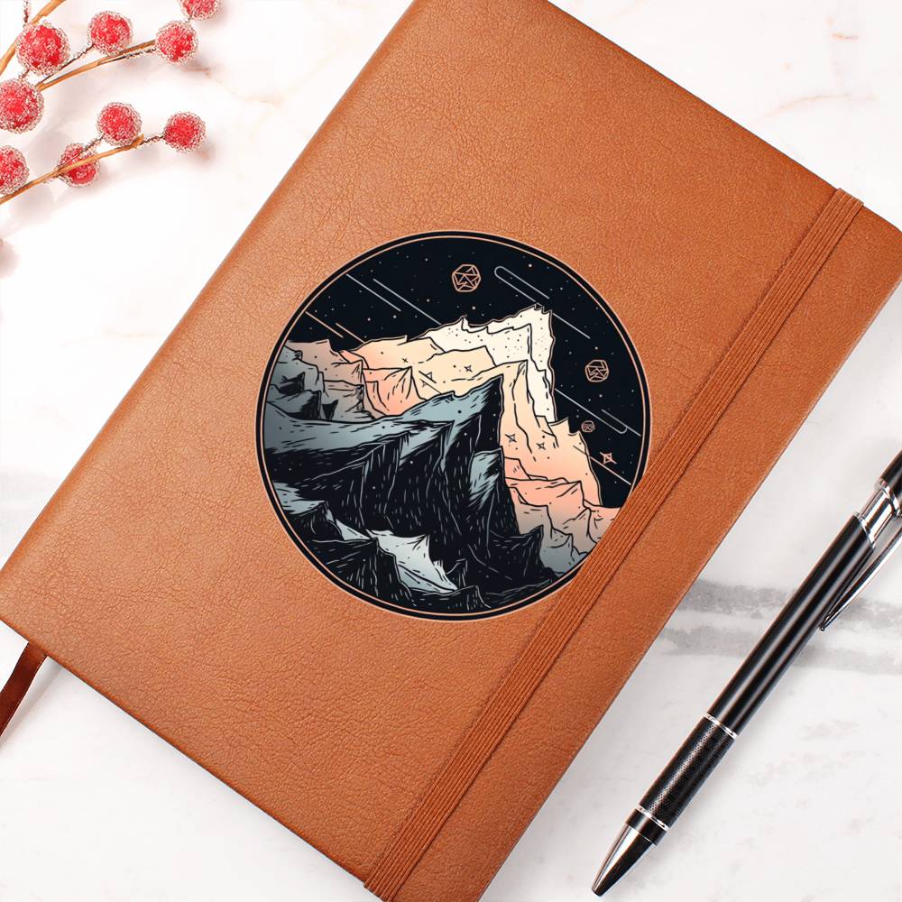 Minimalist BOHO Art 017 - Vegan Leather Journal