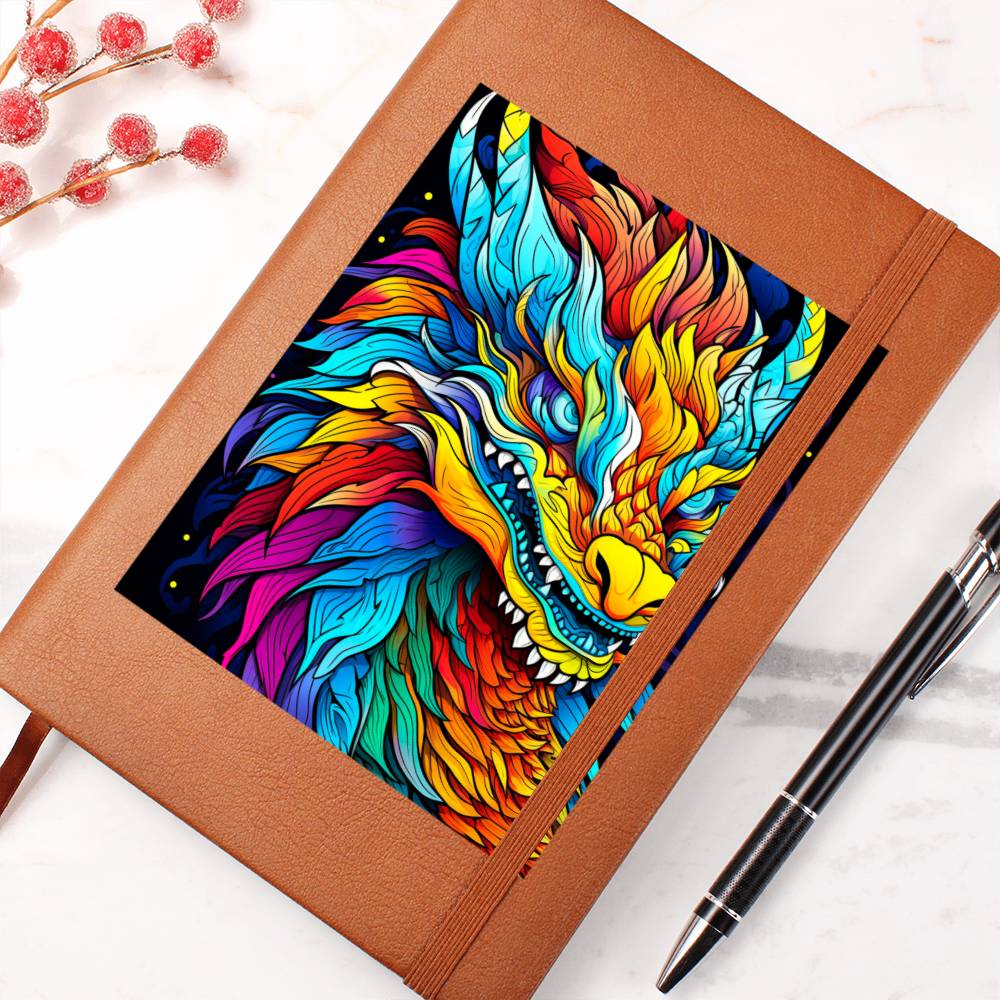 Majestic Dragon 008 - Vegan Leather Journal