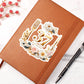 Luxury Wedding Decor Sticker 041 - Vegan Leather Journal