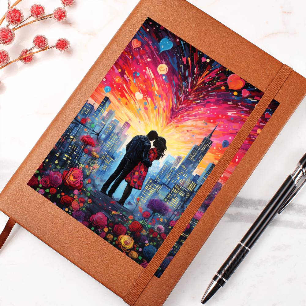 Valentine's Day Art 305 - Vegan Leather Journal