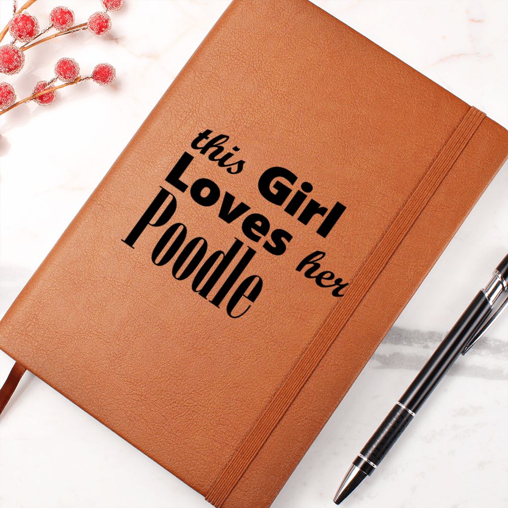 Poodle - Vegan Leather Journal