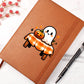 Cute Halloween Sticker 115 - Vegan Leather Journal