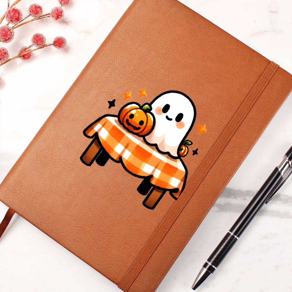 Cute Halloween Sticker 115 - Vegan Leather Journal