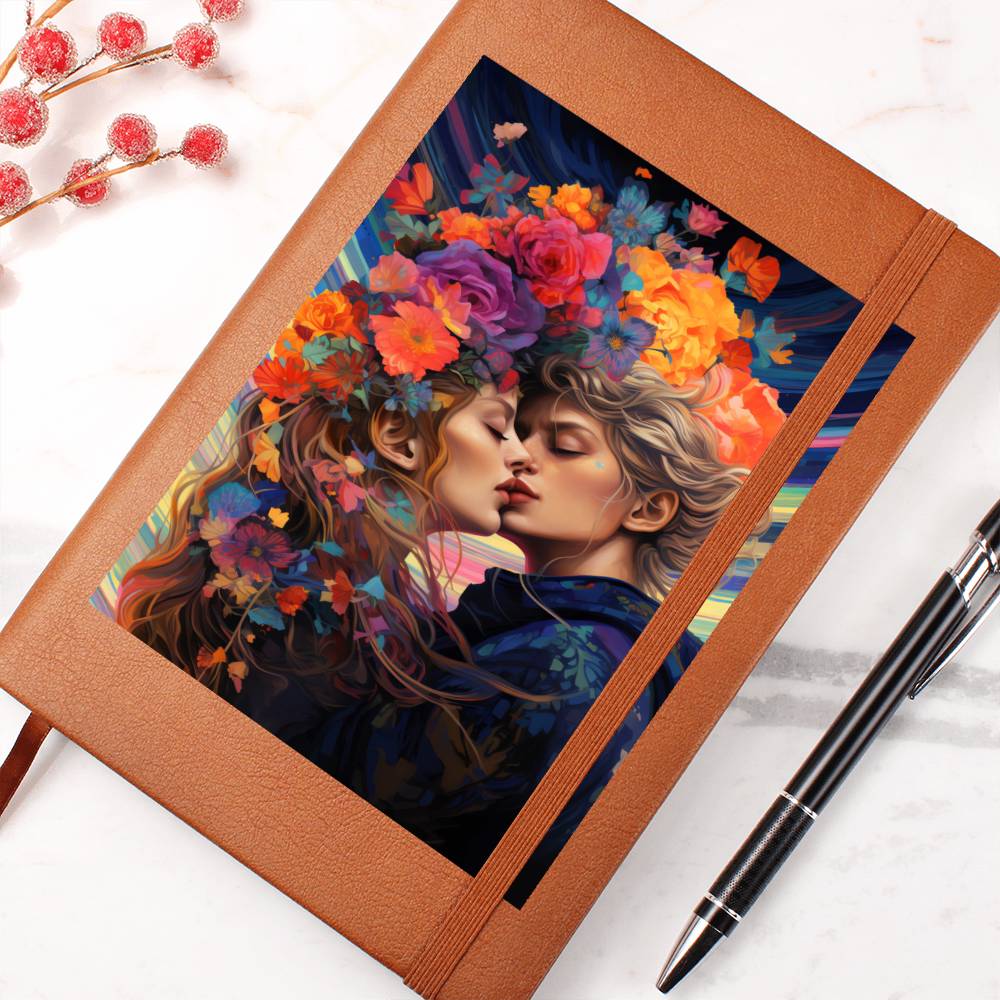 Valentine's Day Art 036 - Vegan Leather Journal