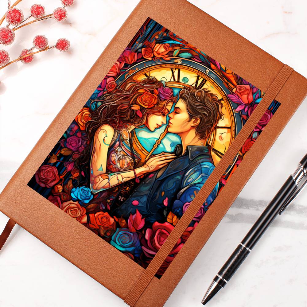 Valentine's Day Art 467 - Vegan Leather Journal