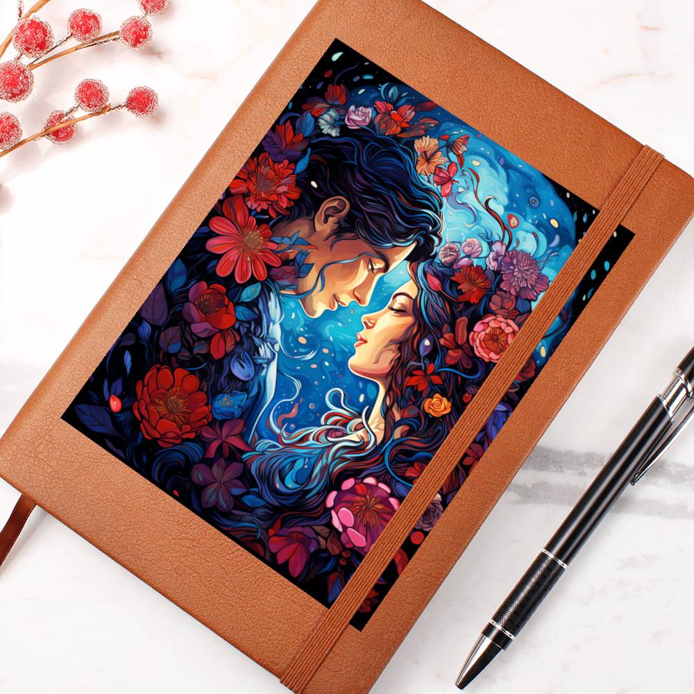 Valentine's Day Art 080 - Vegan Leather Journal
