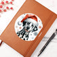 Christmas Dog - Dalmatian - Vegan Leather Journal