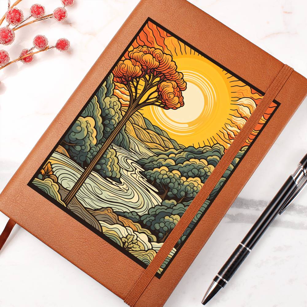Minimalist BOHO Art 102 - Vegan Leather Journal