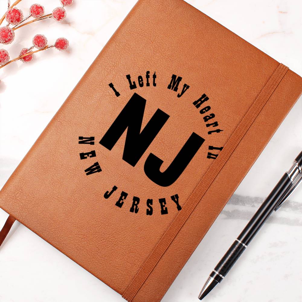 Heart In New Jersey v01 - Vegan Leather Journal