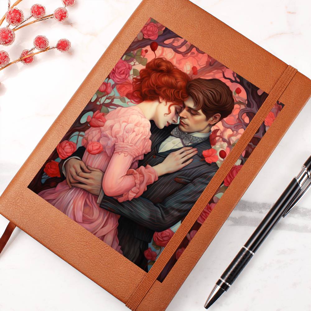 Valentine's Day Art 050 - Vegan Leather Journal