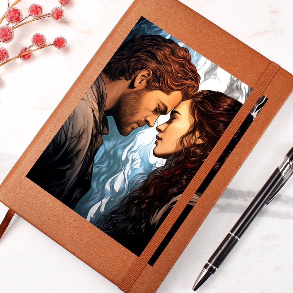 Valentine's Day Art 201 - Vegan Leather Journal