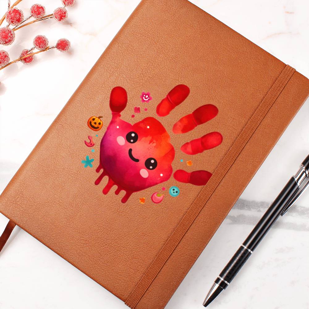 Cute Halloween Sticker 092 - Vegan Leather Journal