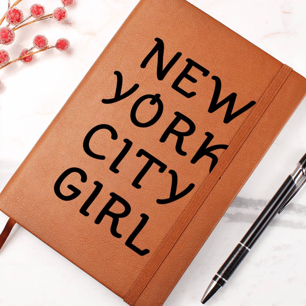 New York City Girl - Vegan Leather Journal
