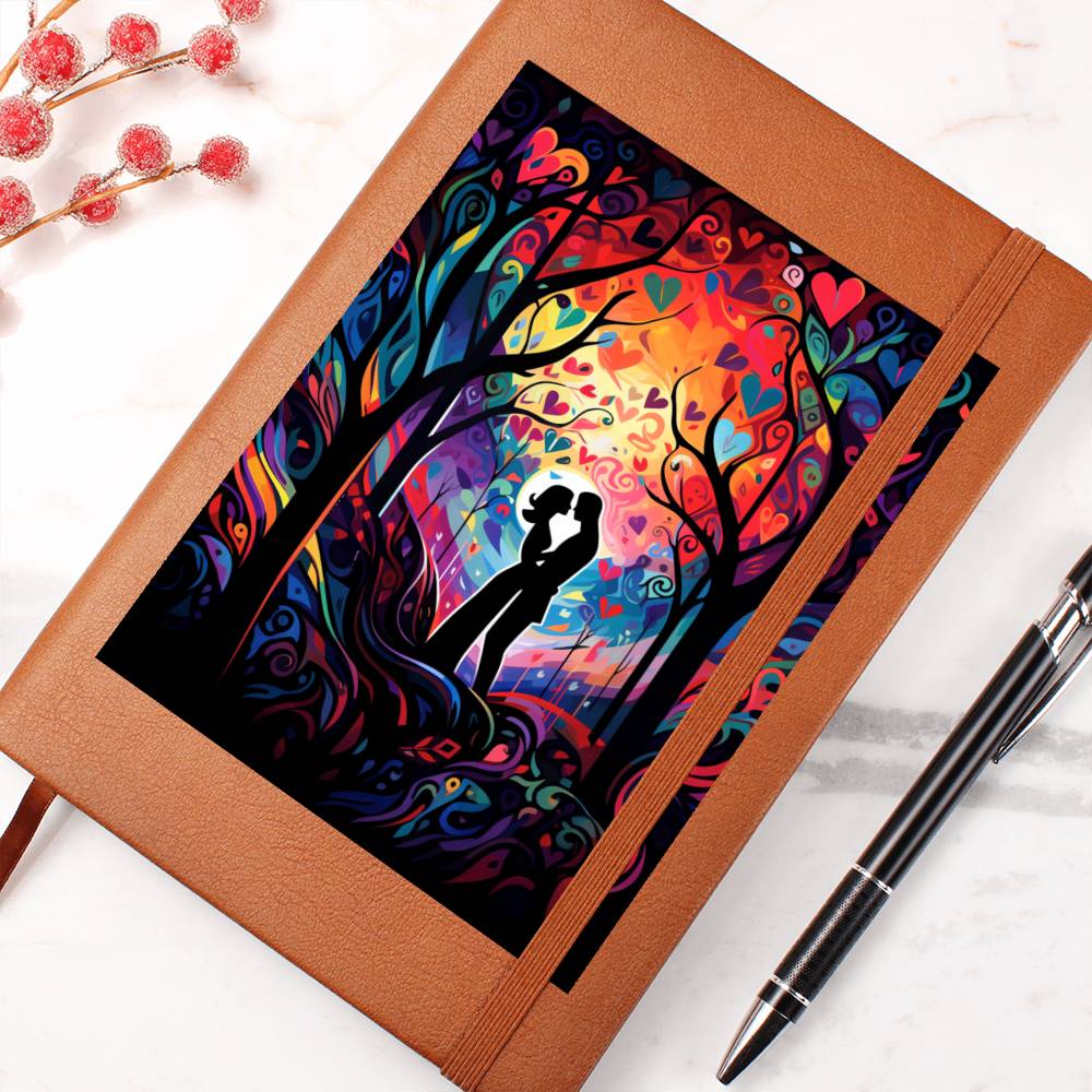 Valentine's Day Art 110 - Vegan Leather Journal