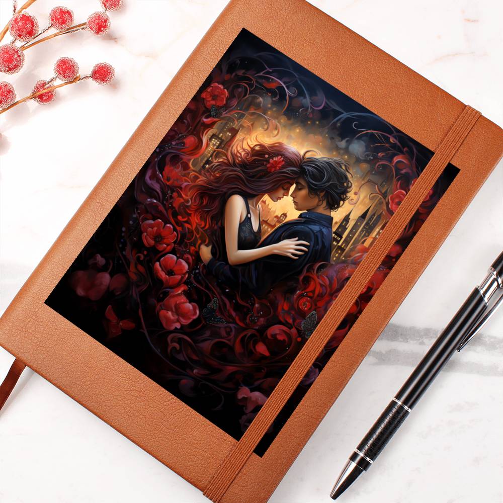 Valentine's Day Art 332 - Vegan Leather Journal