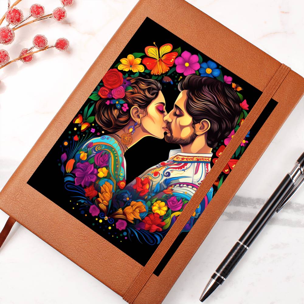 Valentine's Day Art 371 - Vegan Leather Journal