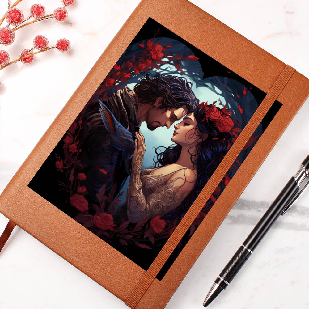 Valentine's Day Art 415 - Vegan Leather Journal