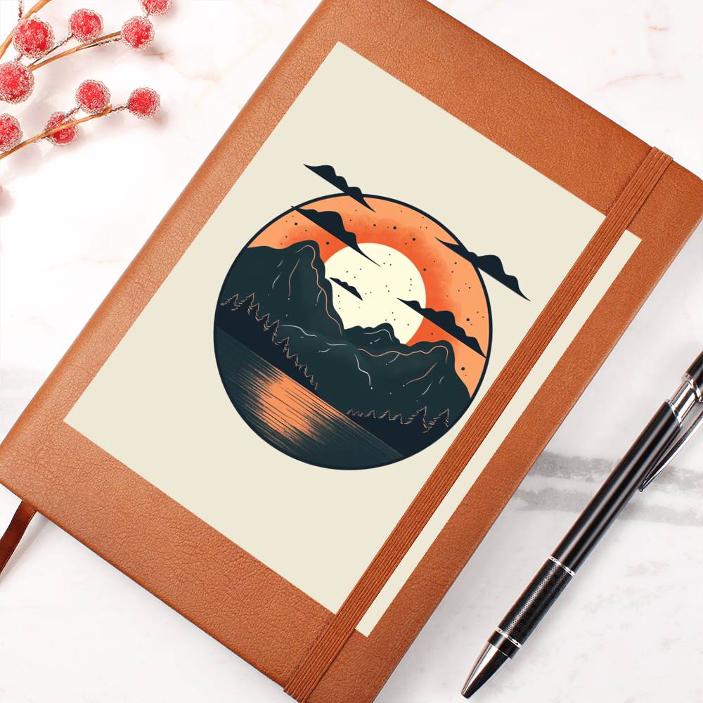 Minimalist BOHO Art 128 - Vegan Leather Journal