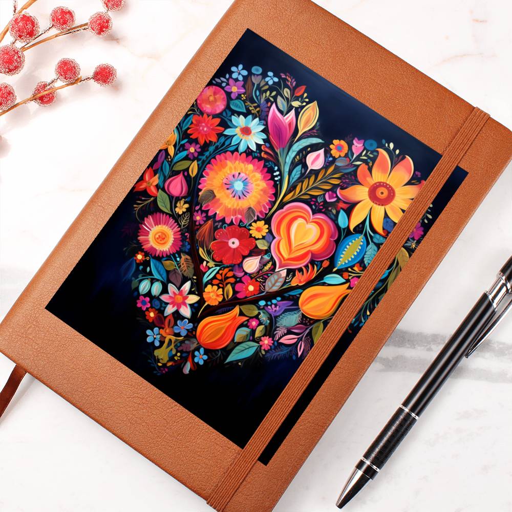 Valentine's Day Art 009 - Vegan Leather Journal