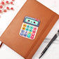 Cute Back to School Sticker 091 - Vegan Leather Journal