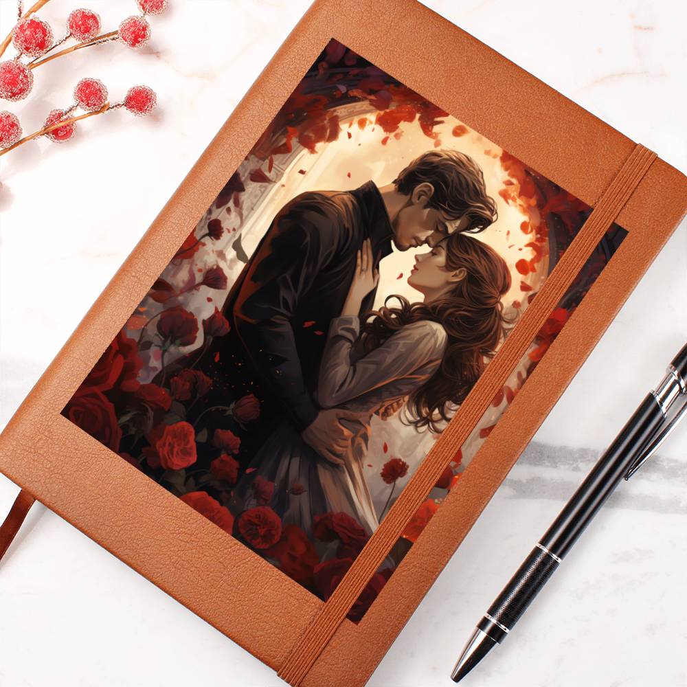 Valentine's Day Art 238 - Vegan Leather Journal